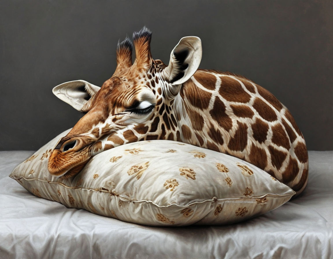 Жирафы в дикой природе спят 2 часа в сутки. При этом они могут не спать неделями.