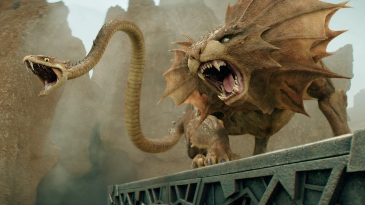 Злата-оборотень. До полного образа химеры не хватает ещё головы козы. Источник dzen.ru