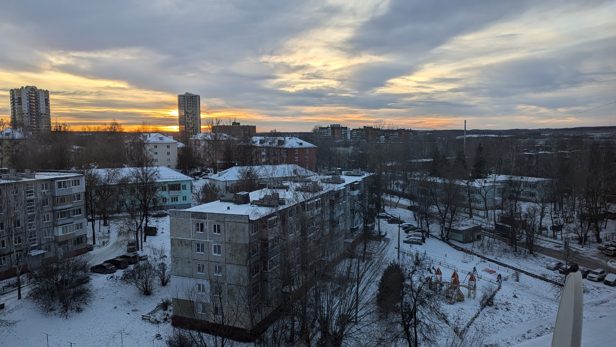 Утро за окном