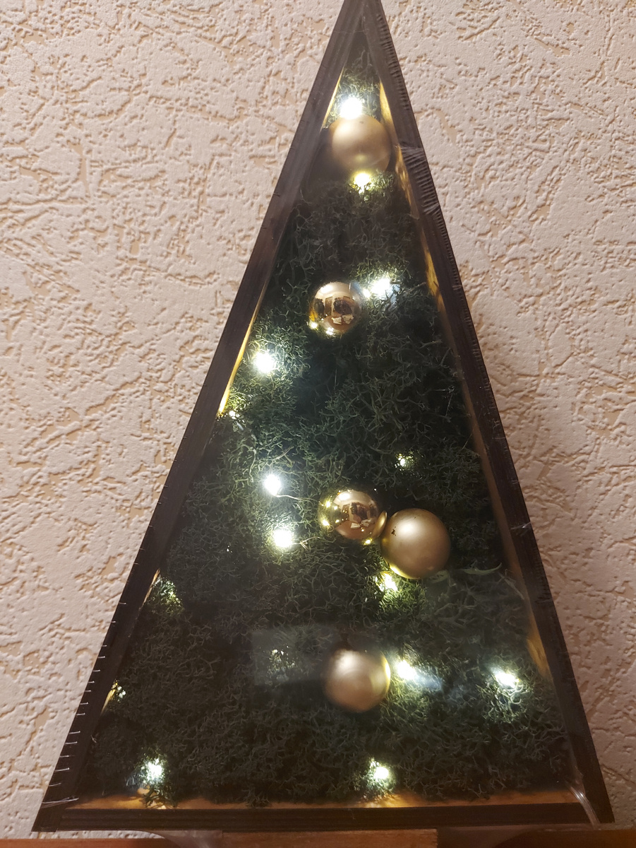 Ёлочка из мха