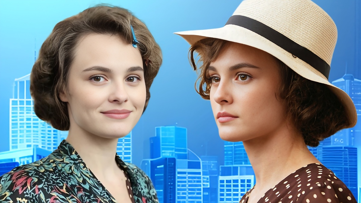 Актриса Ангелина Стречина. Образ из «Любовь Советского союза». Коллаж. Автор: Елена Д.