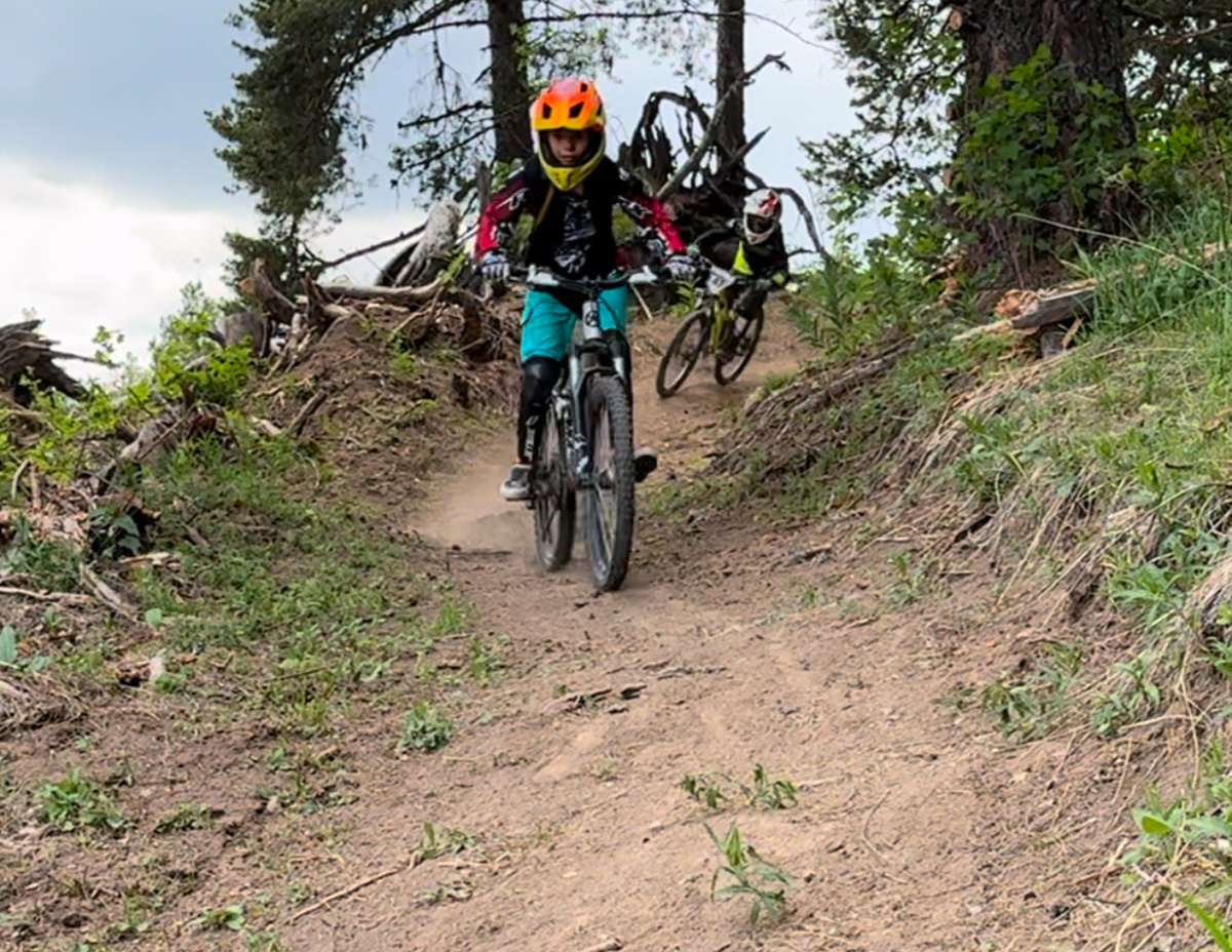На трассе байк парка
