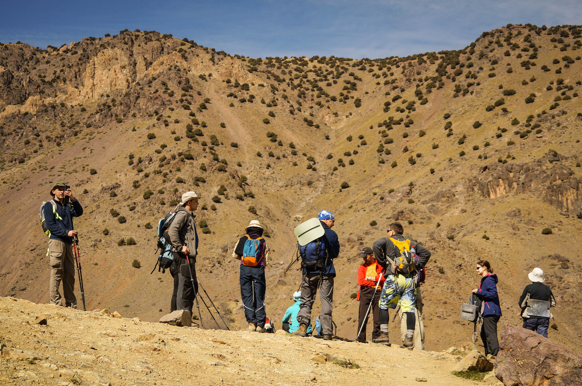 Группа на Высоком Атласе