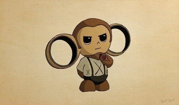 "Че почем?" Чебурашка по-новому. С тоннелями в ушах. Фото: fr.pinterest.com / Marina K.