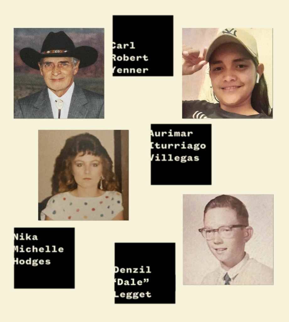 Архивные фото пострадаыших в клинике в Техасе