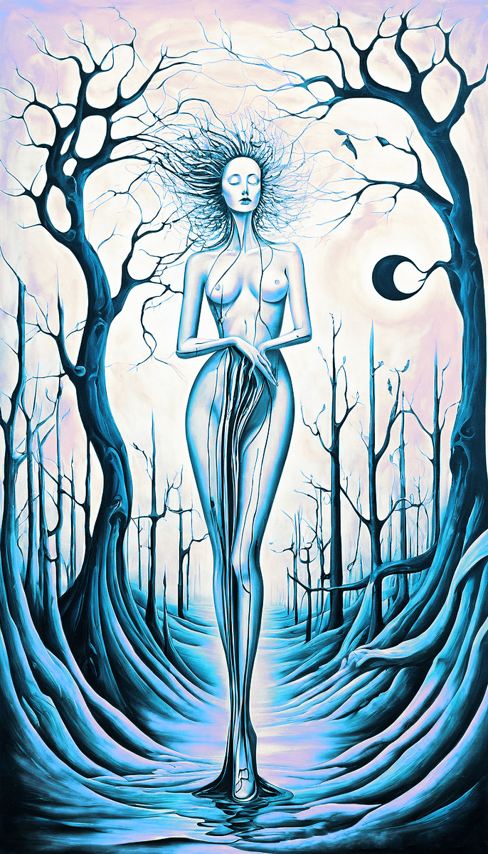 По ножу. Иллюстрация создана с помощью нейросети StableDiffusion и программы Photoshop.