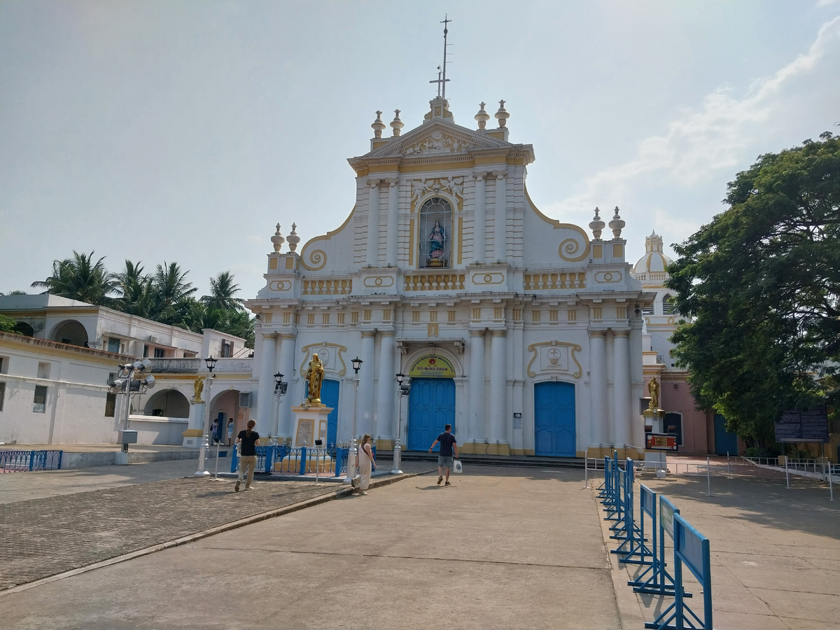 Пондичерри. Церковь непорочного зачатия. Фото 2023 г.