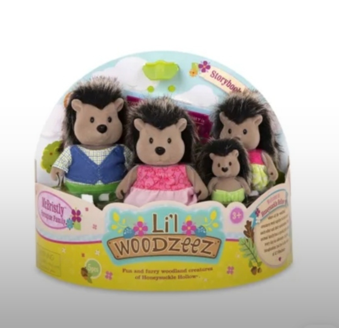 Ежи Liʼl Woodzeez с мягкими иголками из искусственного меха. 