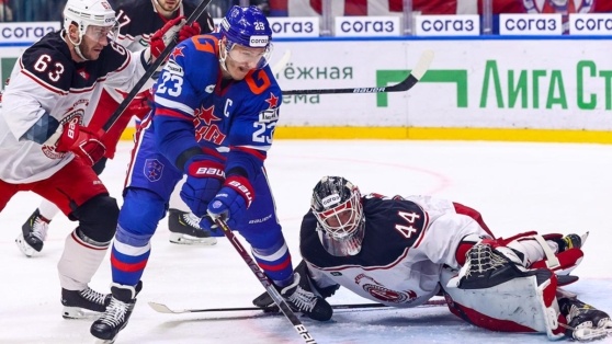    СКА обыграл "Витязь", уступая две шайбы Роман Захаров