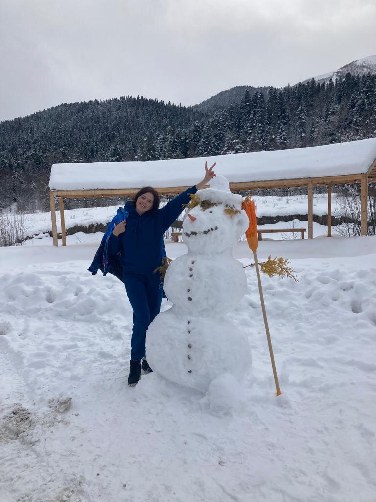 А вы тоже лепите ☃️? 