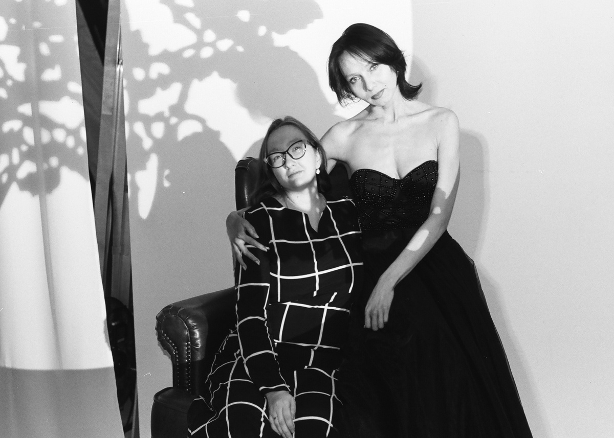 Я со своей музой Екатериной Кужнуровой