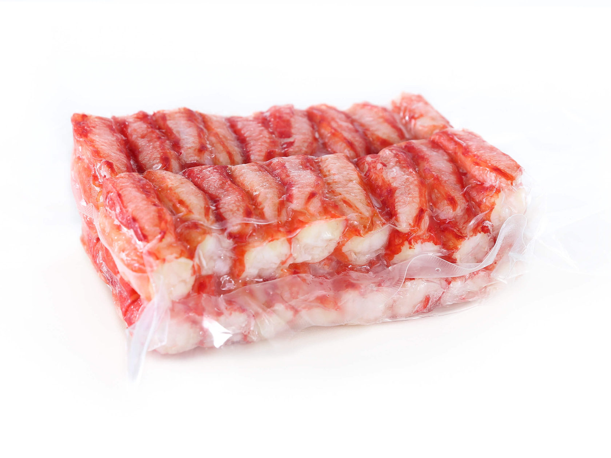 мясо краба замороженное отварное в вакууме