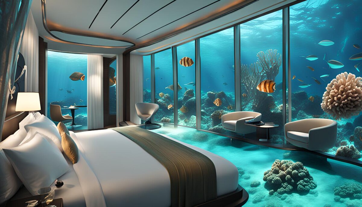 Будущий удобный отель по мнению нейросети