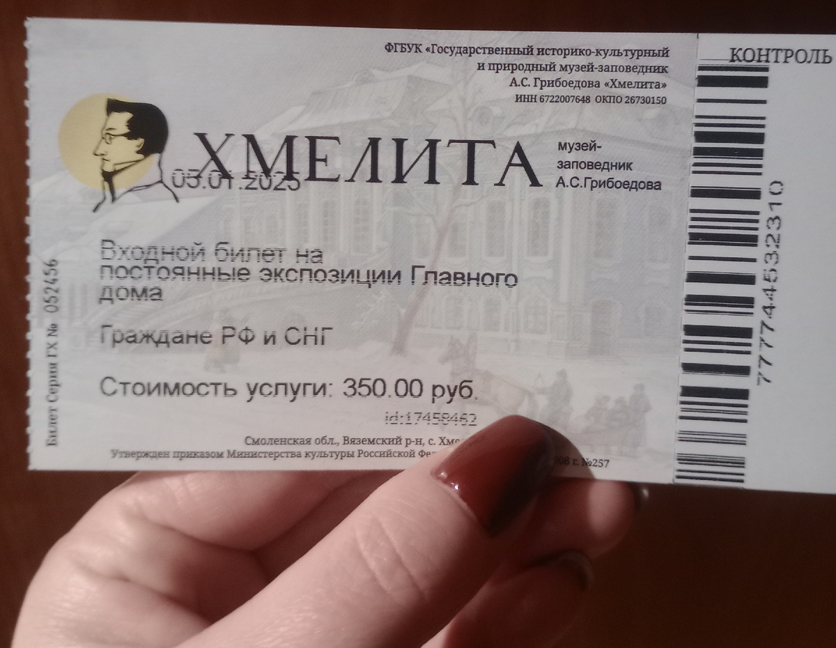 Входной билет 