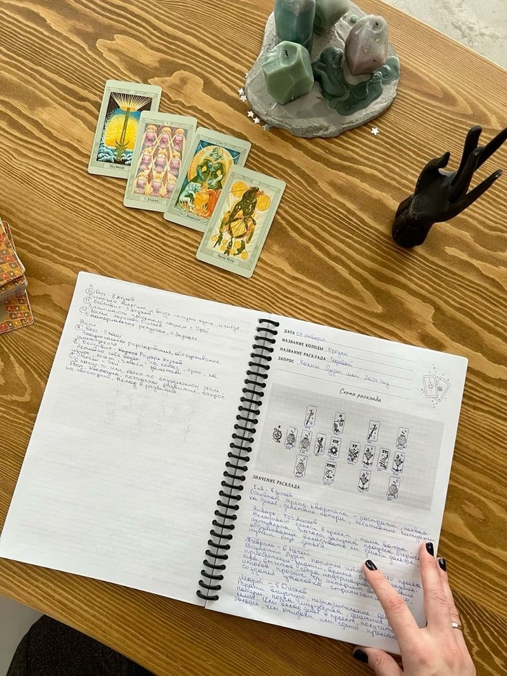 В целом, изложение своих мыслей и чувств на бумаге - отличный инструмент для самопознания, а в сочетании с картами таро, он приносит необыкновенные результаты и внутренние откровения 