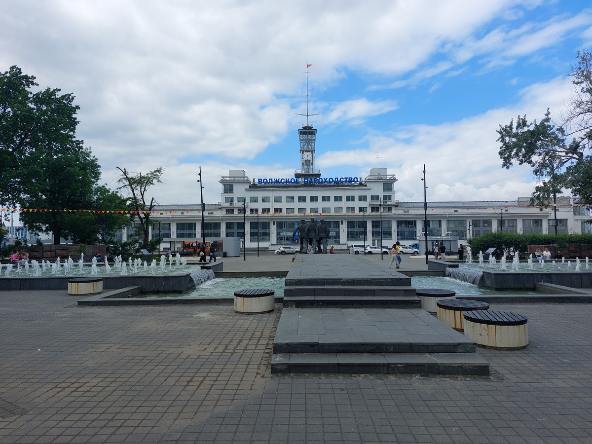 Нижний Новгород. Речной вокзал. Фото июнь 2024 г.