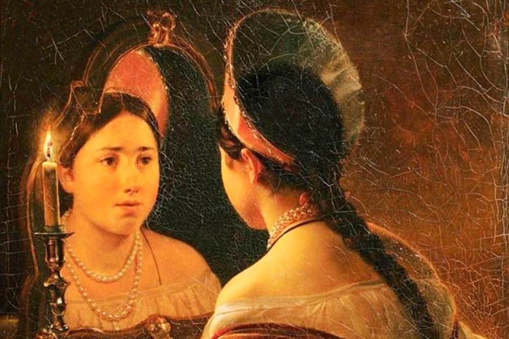    "Гадающая Светлана", Карл Брюллов, 1836 г.