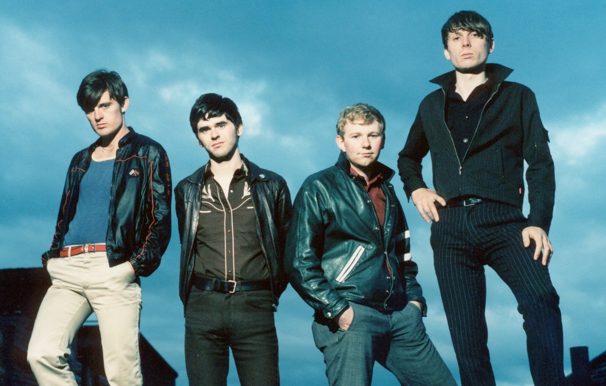 Группа в 2003 году, включая первоначальных участников Пола Томсона и Ника Маккарти. Фото: Джо Дилворт