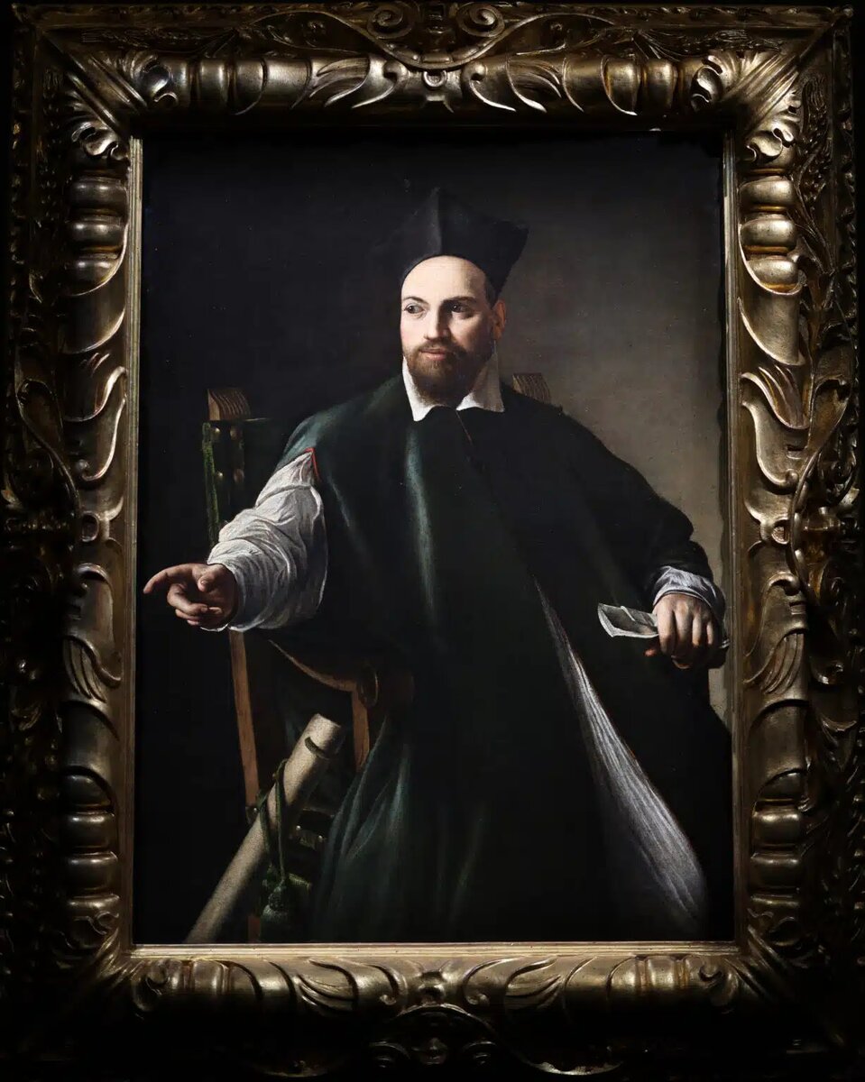 Караваджо, "Портрет монсеньора Маффео Барберини", ок. 1599-1604 гг. (Фото Фабрицио Гарризи) 