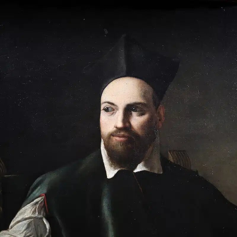 Караваджо, "Портрет монсеньора Маффео Барберини", ок. 1599-1604 гг., фрагмент (Фото Фабрицио Гарризи)