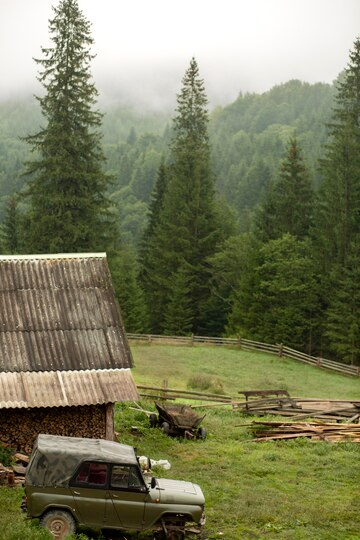 Село в тайге