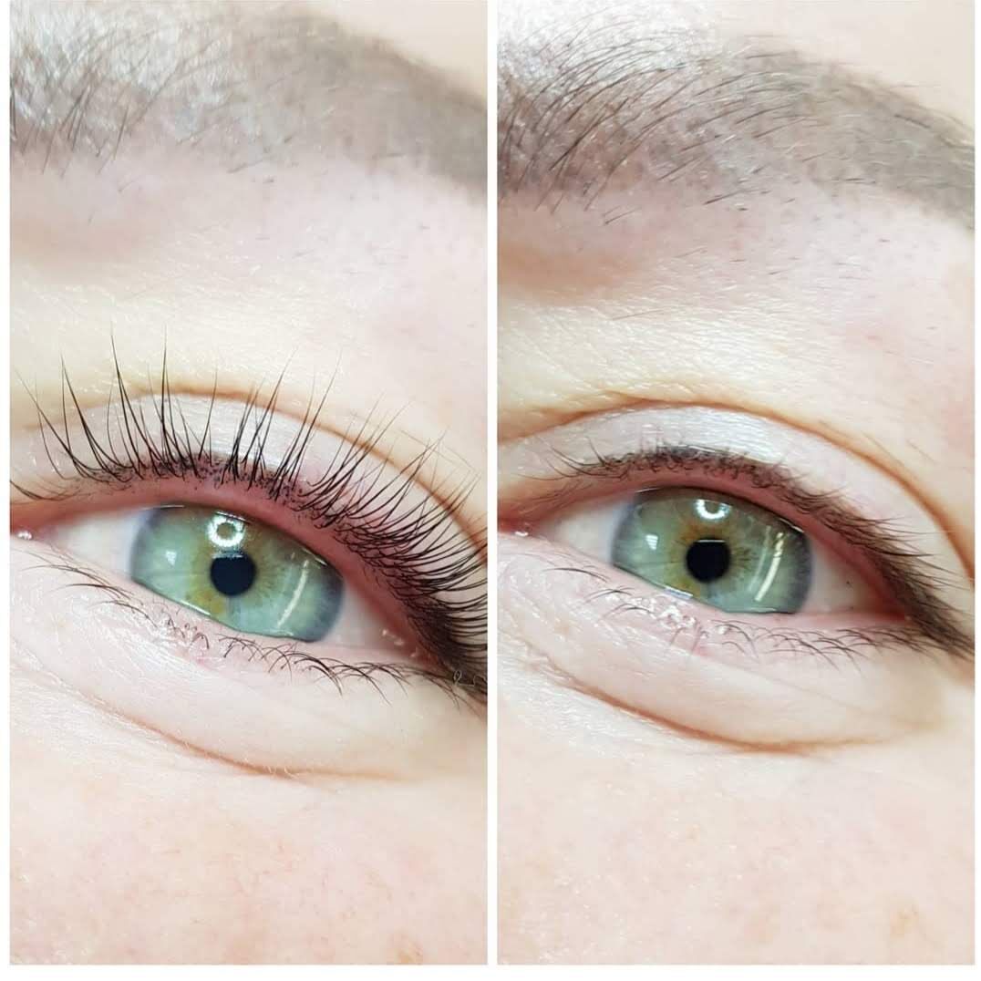 А сначала казалось,что ресниц нет.