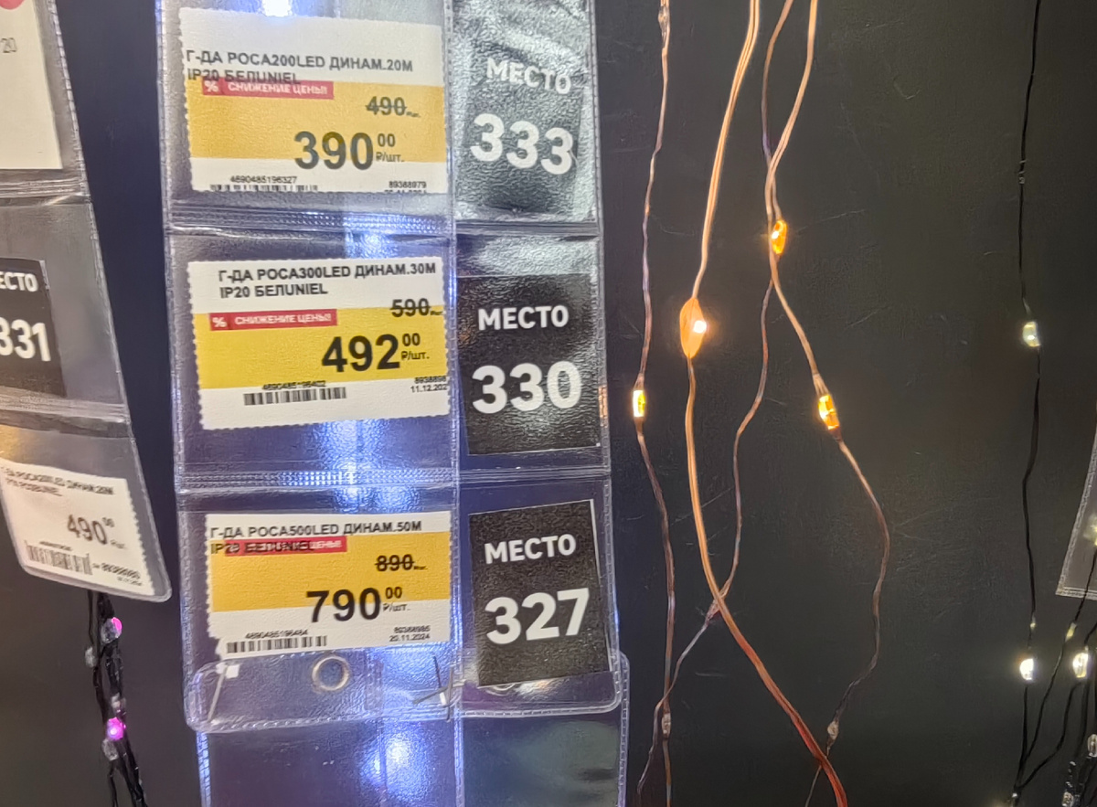 В магазинах скидки начинаются за неделю до праздников! 