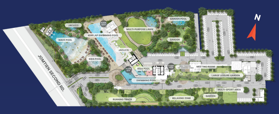 План территории комплекса COPACABANA 2