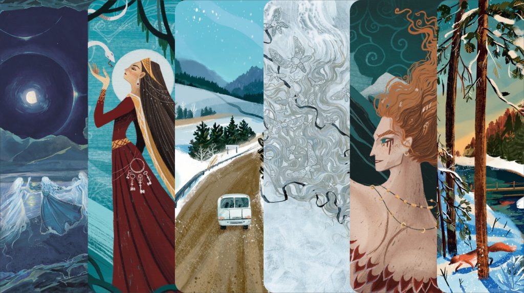     Обои для телефона — с иллюстрациями из книг МИФа. Январь 2025 Екатерина Щетинина