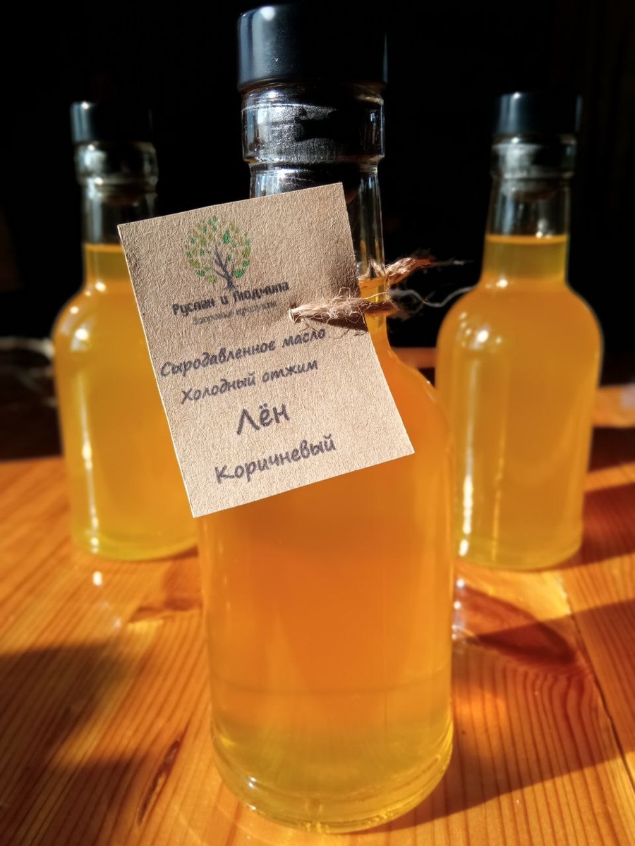 Льняное масло