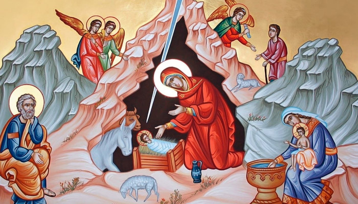 Рождество Христово (фрагмент православной иконы). Фото: azbuka.ru