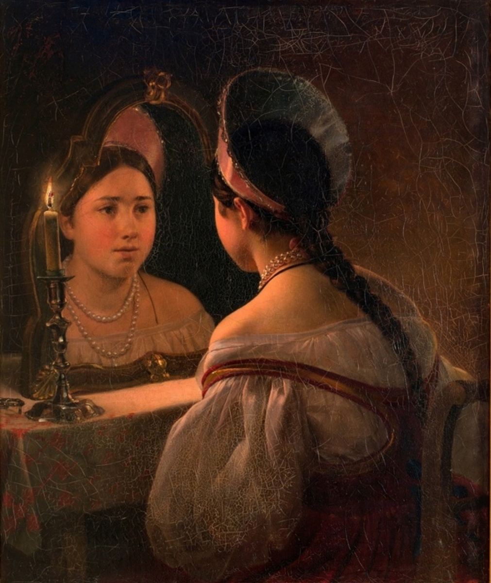Карл Брюллов. Гадающая Светлана, 1836 год