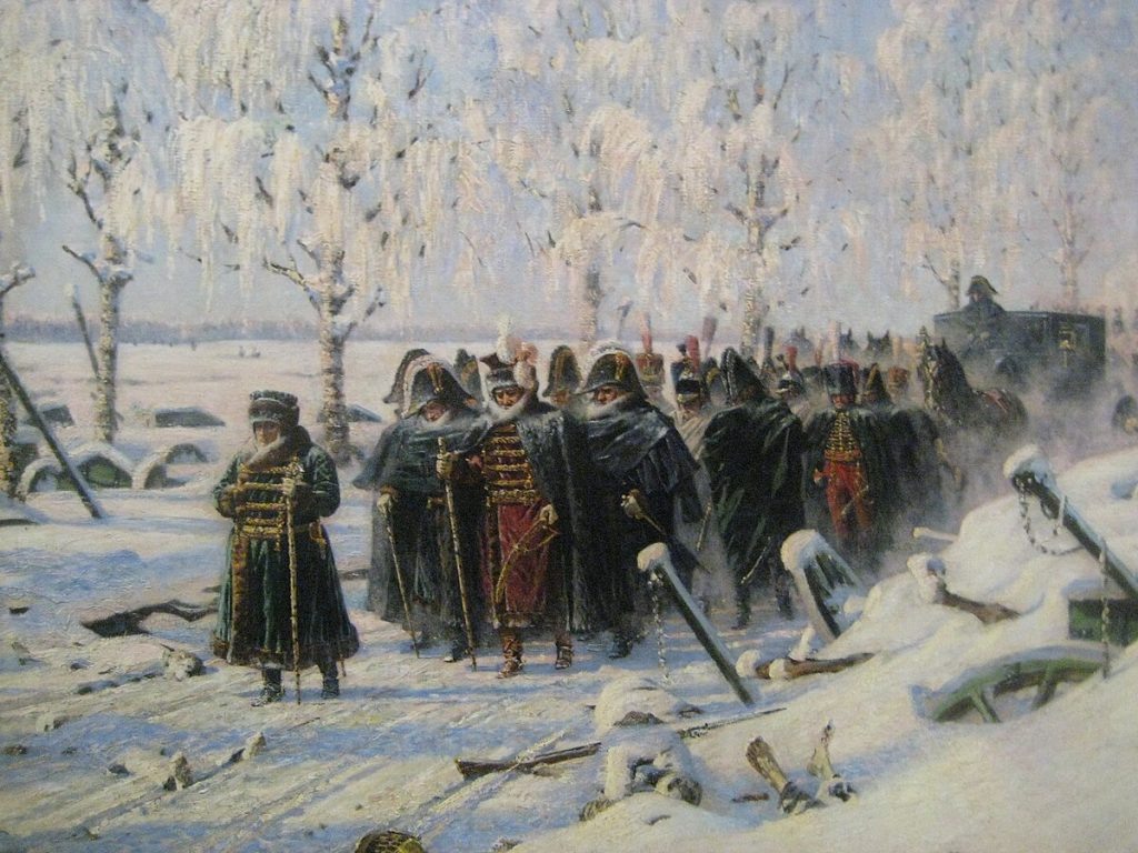 В. Верещагин. «Отступление французов в 1812 году»