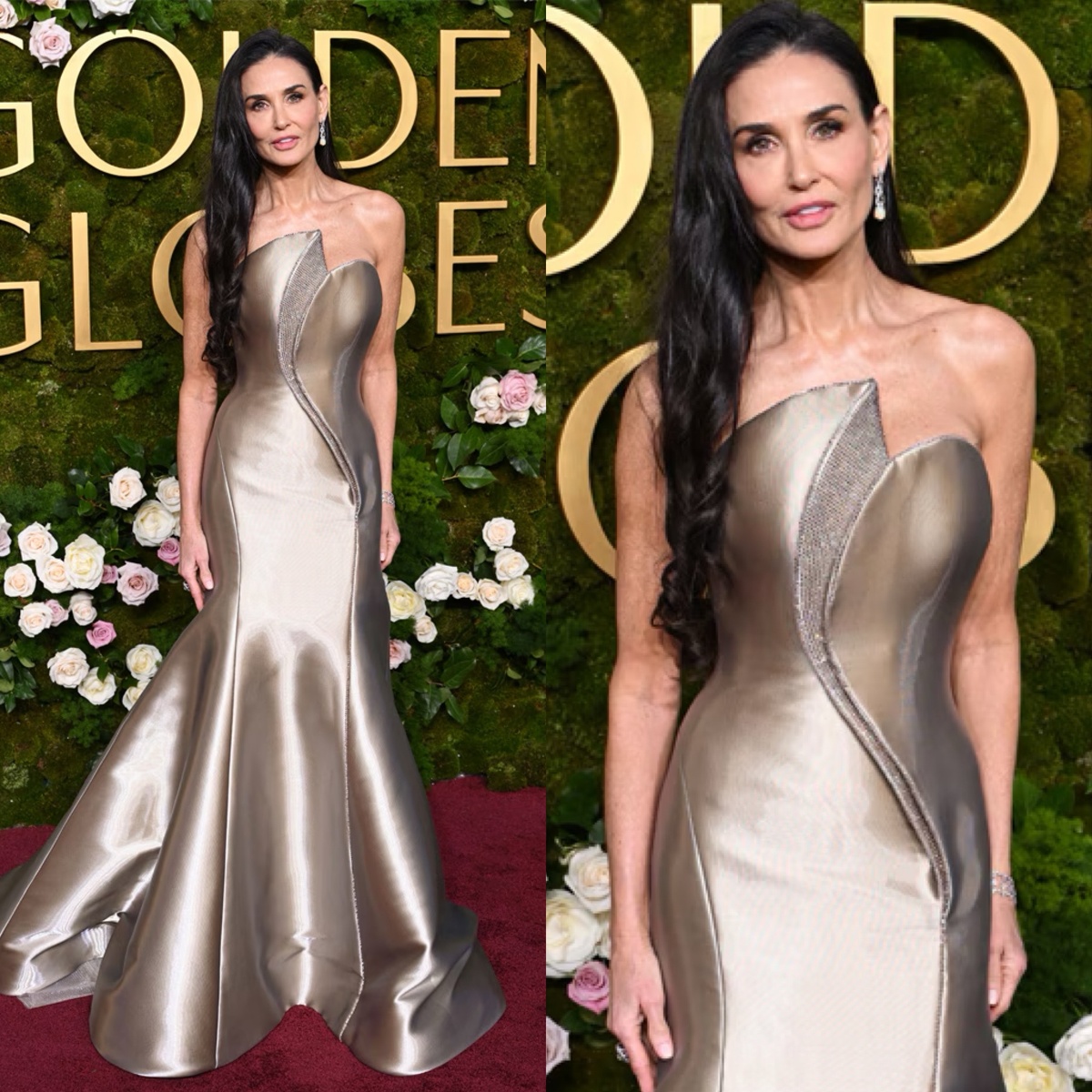 Деми Мур в Armani Privé 