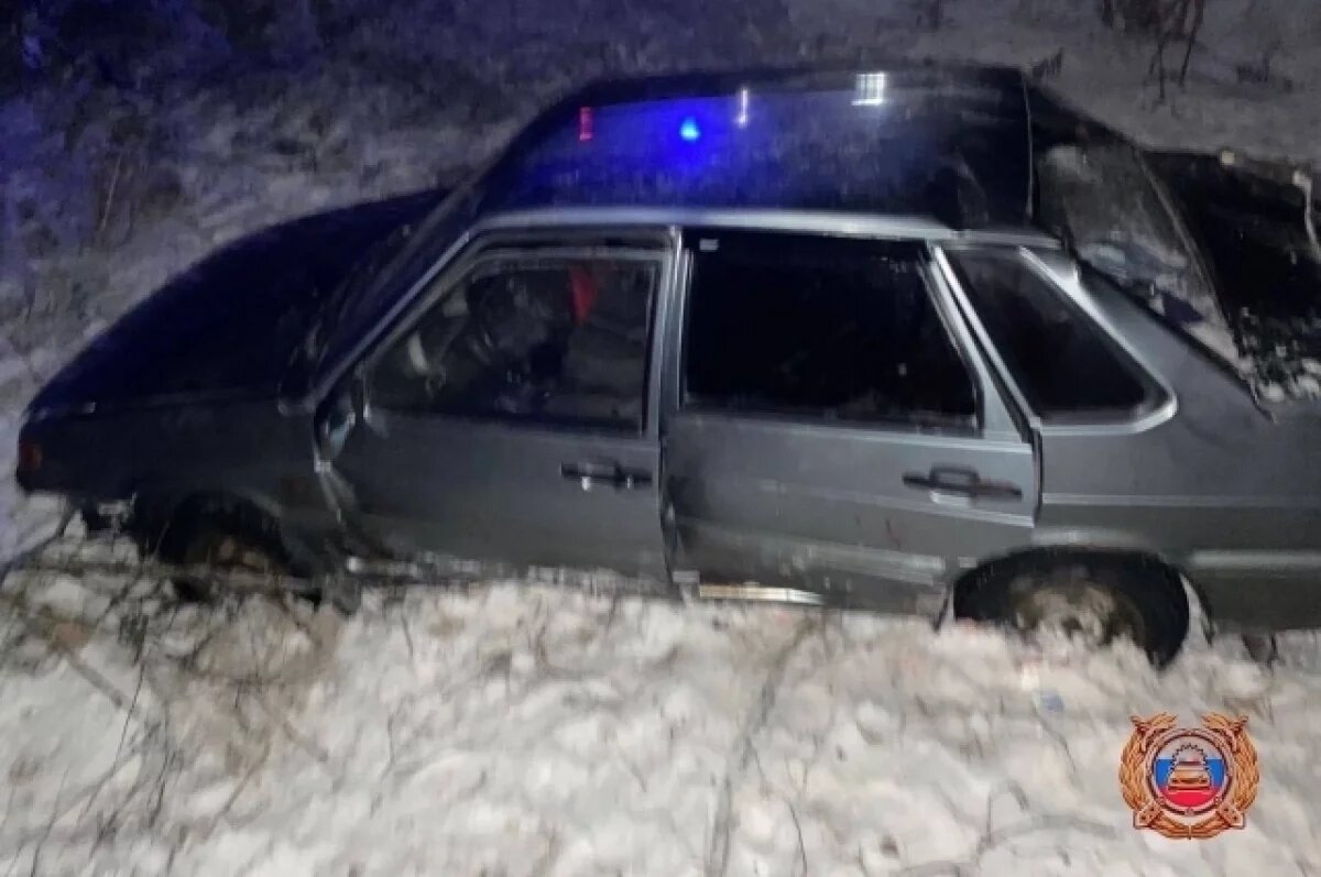    В Тверской области на «Золотом Кольце» ВАЗ съехал с дороги в кювет