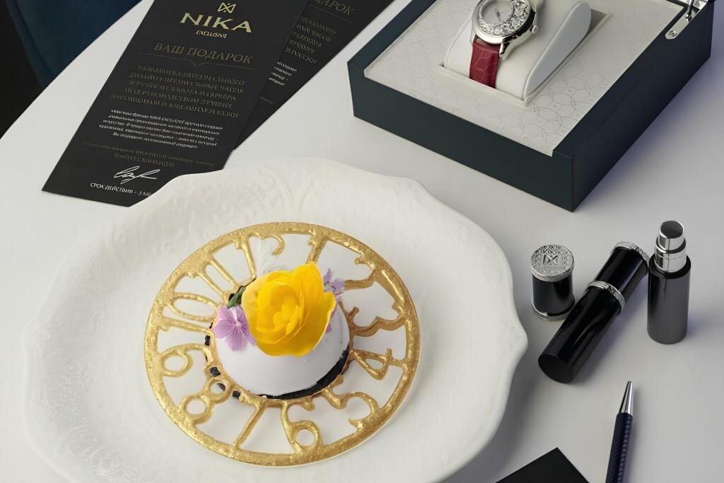 Десерт-коллаборация ресторана «Магадан» и часового завода «Ника»