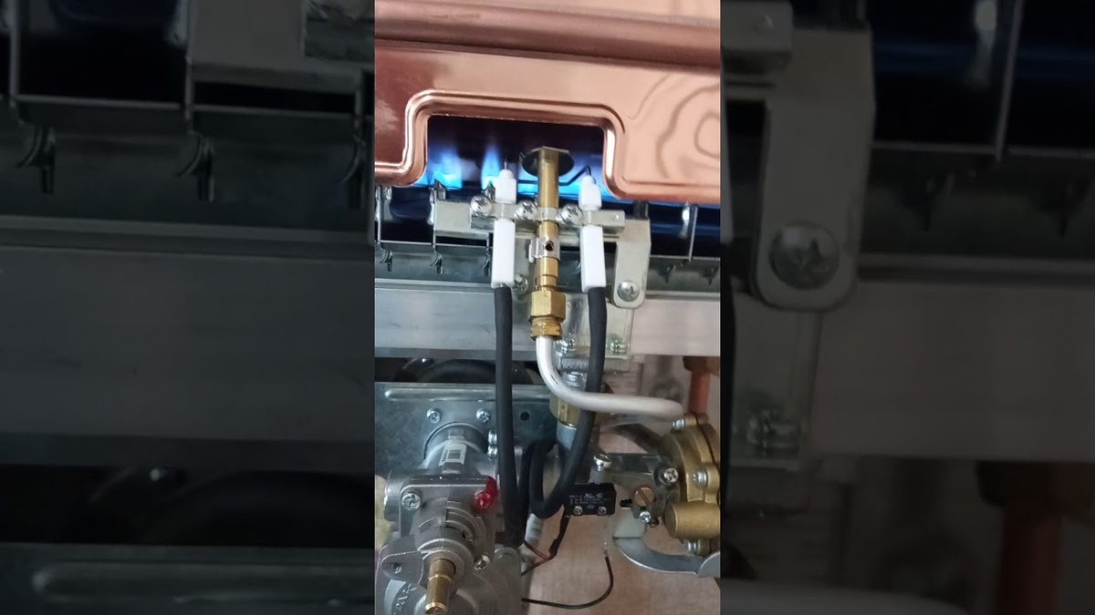 Работает, но вода чуть тёплая.