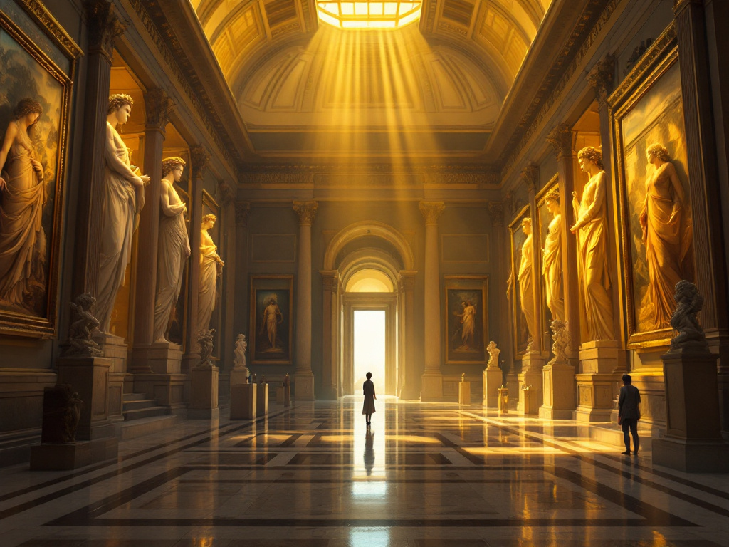 Музей — это храм вдохновения, где каждое произведение искусства раскрывает свою тайну