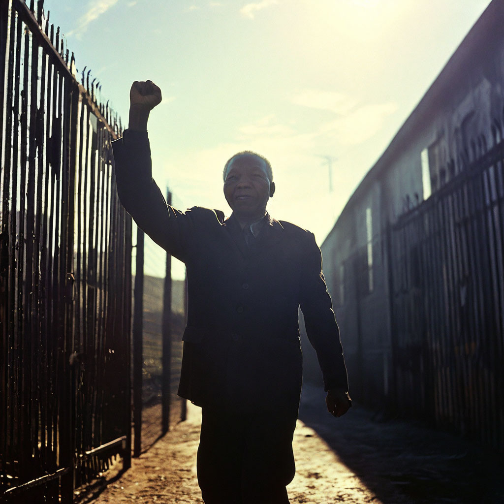 Нельсон Мандела , как олицетворение надежды.