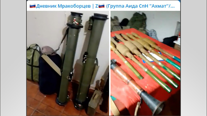    Штурмовики группы Аида СпН "Ахмат" в ожидании нового раунда наступления ВСУ // Скриншот страницы с ТГ-канала "Дневник Мракоборцев"