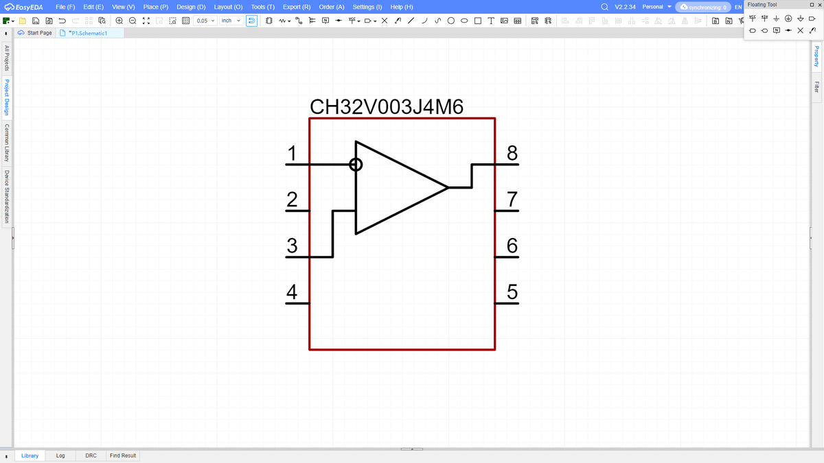 Операционный усилитель в микроконтроллере CH32V003J4M6