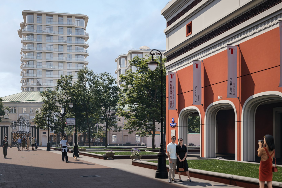 Жилой дом с видом на Кремль "Лаврушинский"