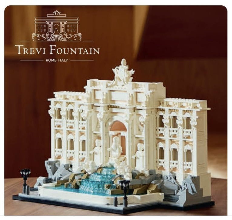 Lego выпустит набор по Фонтану Треви: первые фото уже в сети