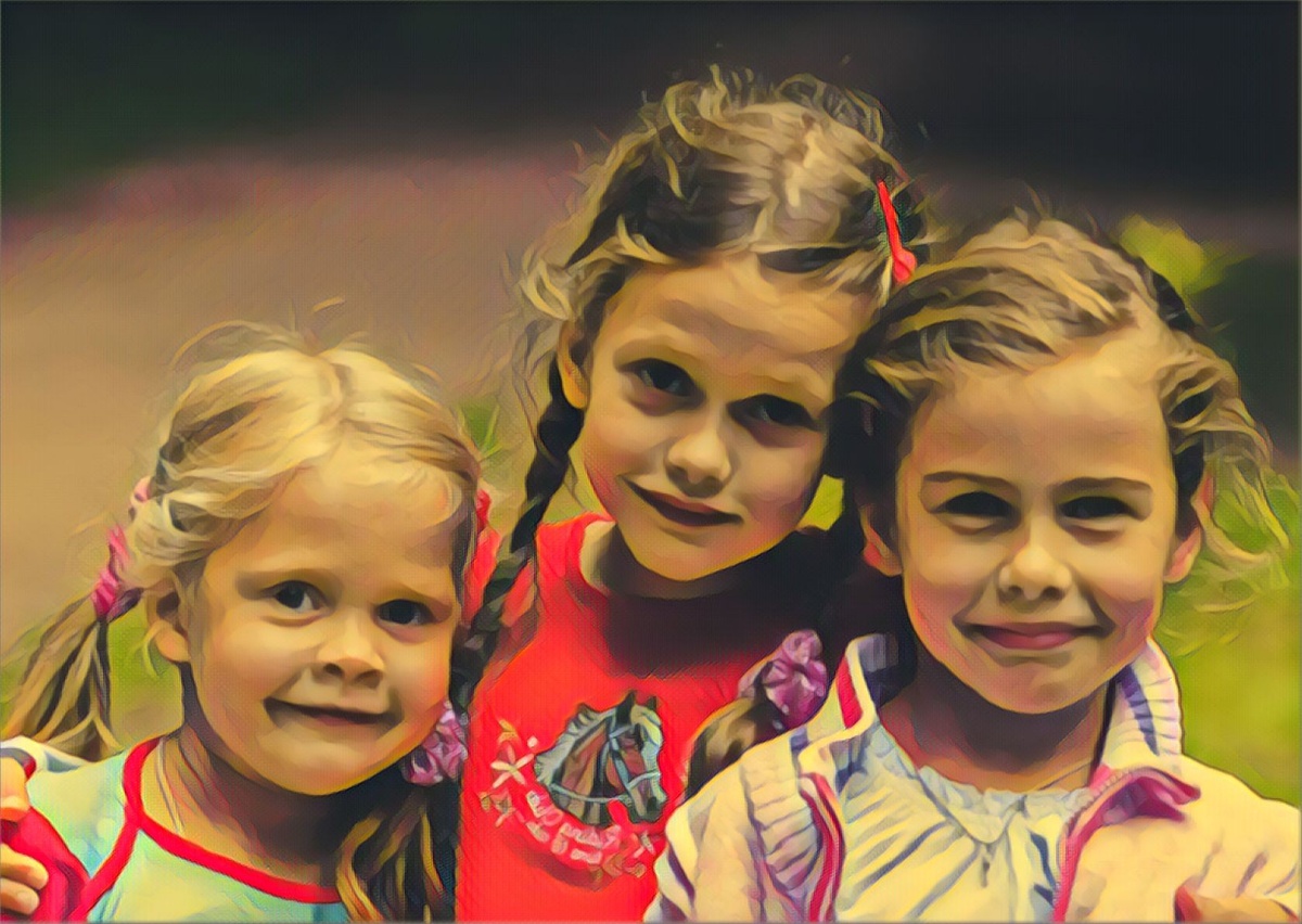 Тома, Надя и Галя