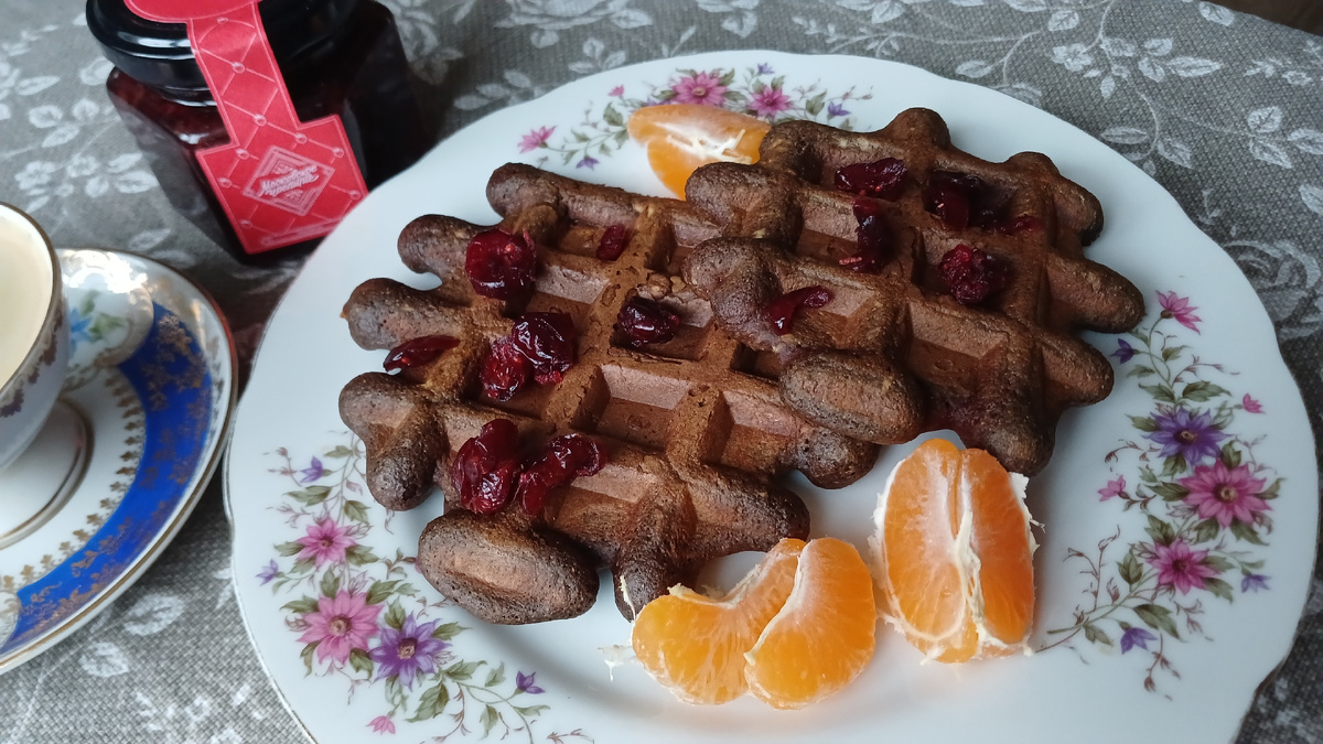 шоколадные вафли, рецепт есть в каталоге