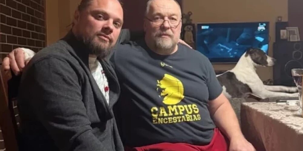 Марк Пугачев с отцом Тиммы Райтисом