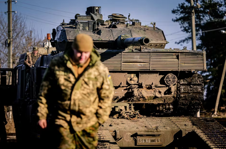 155-я механизированная бригада, проходившая обучение во Франции, была оснащена, в частности, немецкими танками Leopard 2 © André Hirtz/Imago/Funke Foto Services