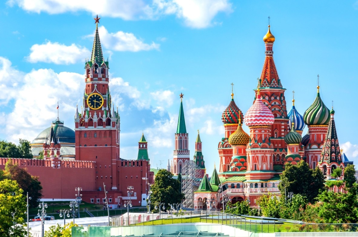 Московский Кремель и Собор Василия Блаженного