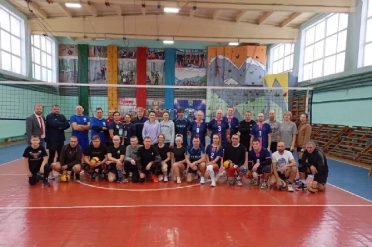    Международный турнир по волейболу прошел в Сосновом Бору Себежского района