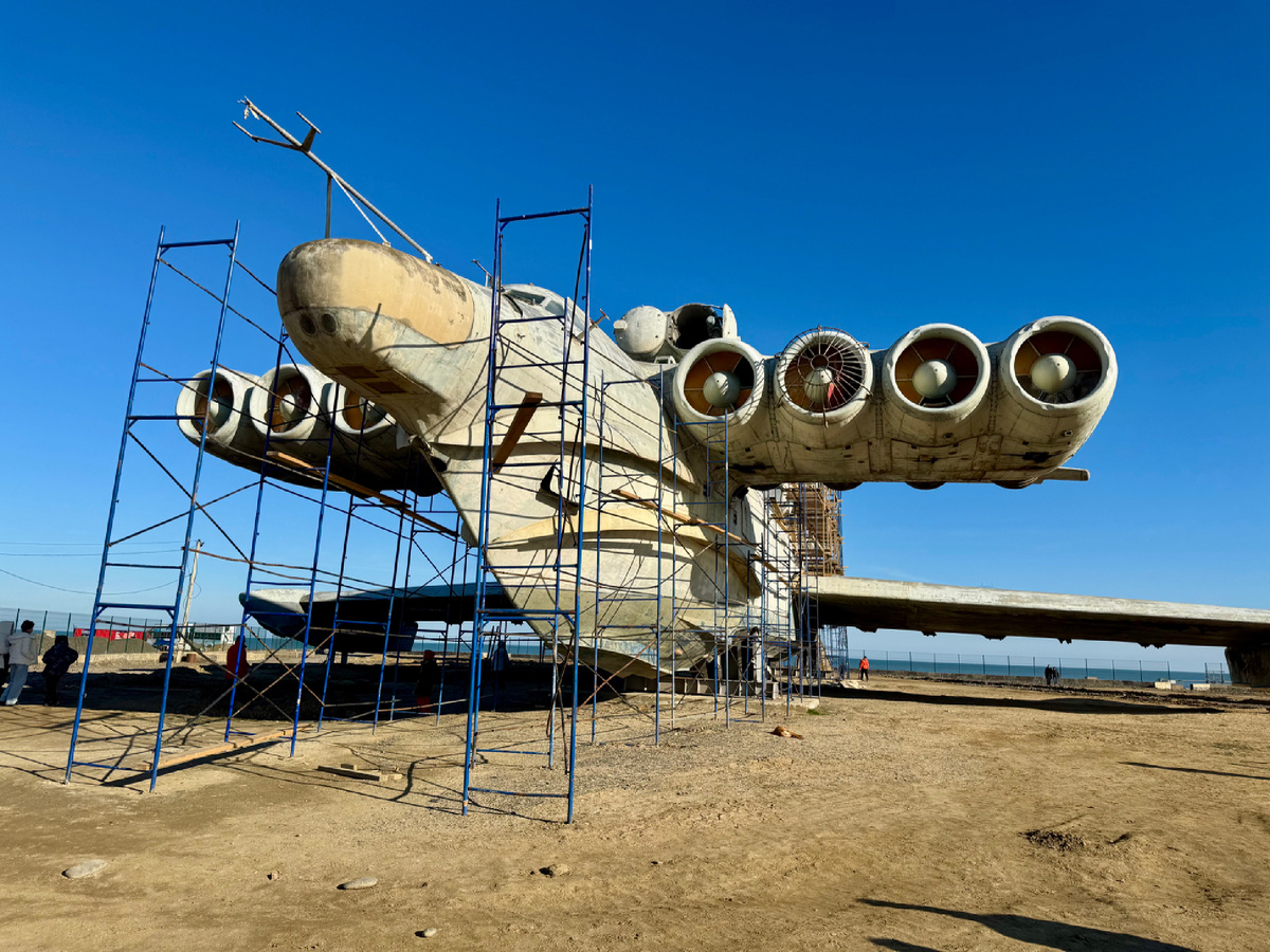 Ударный корабль-экраноплан «Лунь». Фото автора.